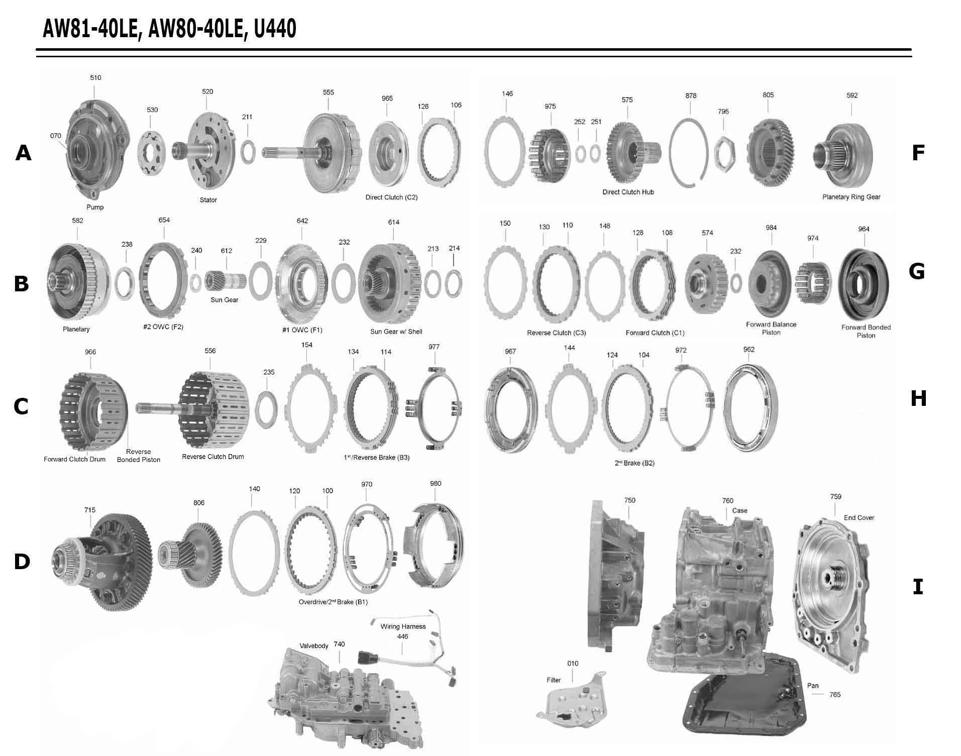 Руководство акпп U440